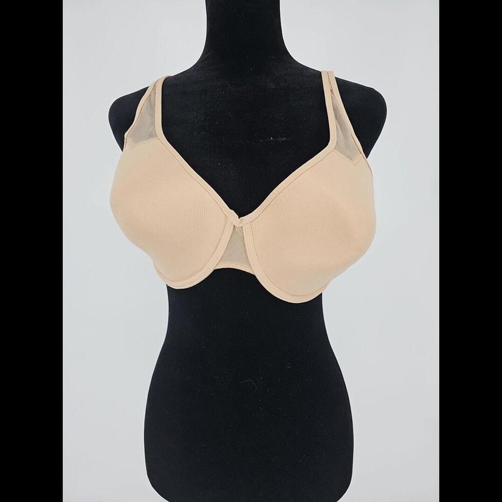 Wacoal Underwire Bra Padded T-Shirt‎ Contour Full Coverage 853215 Sz 34DDD Tan
